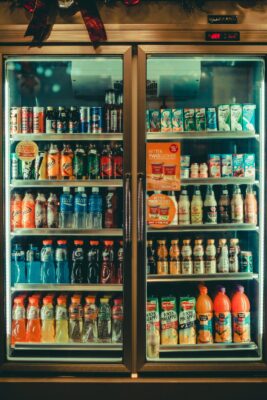 1980s Convenient Store Beverage Fridge