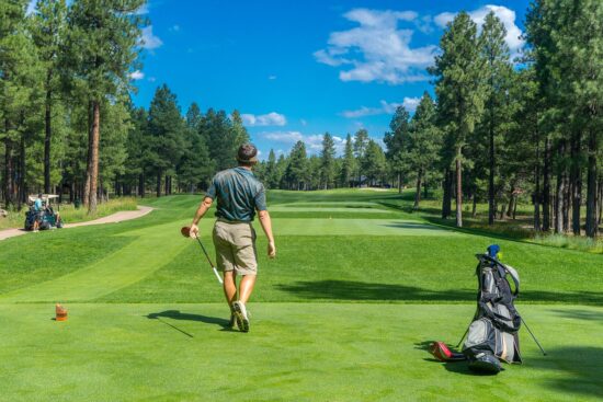 Drinking on Golf Course